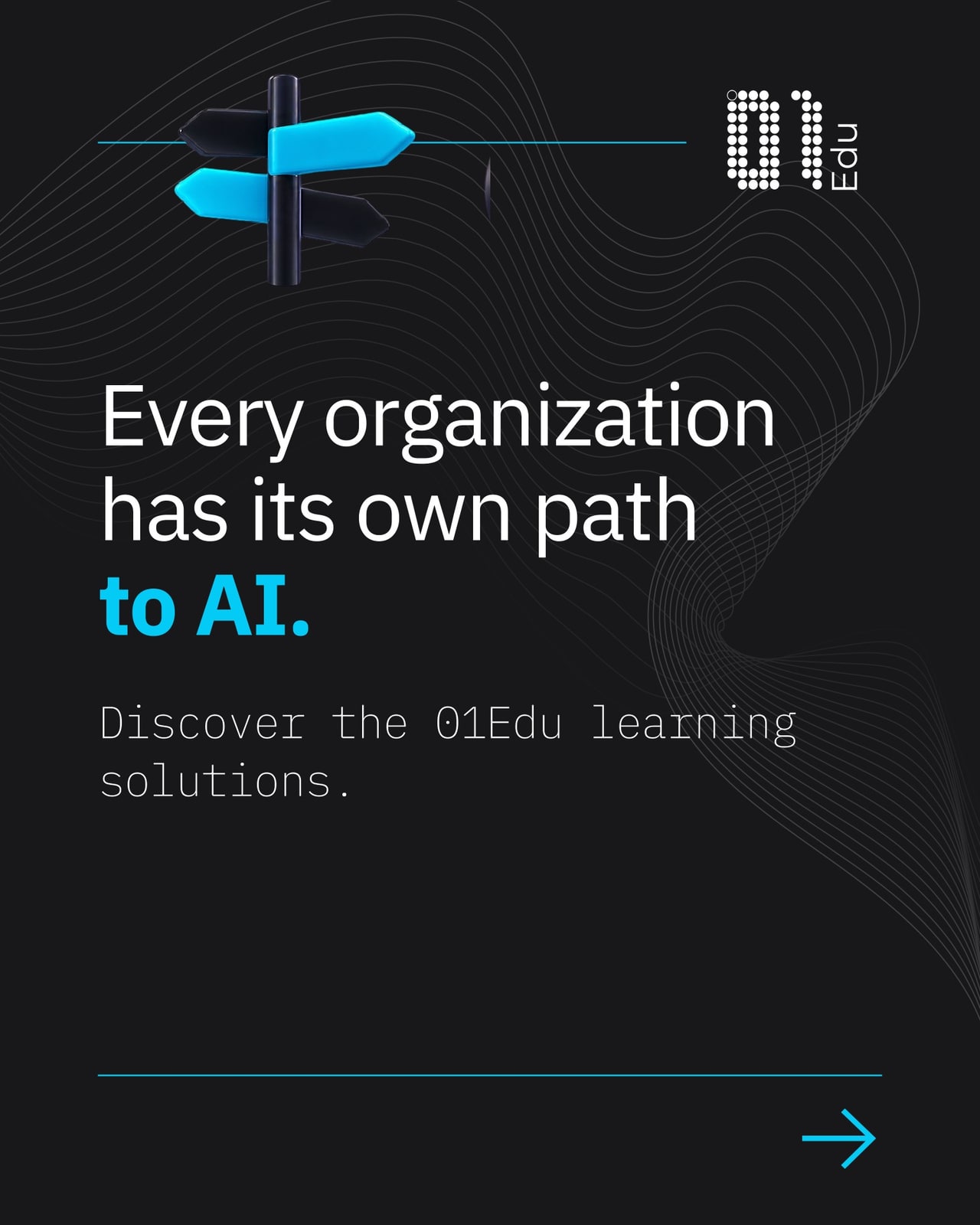 01Edu LinkedIn post